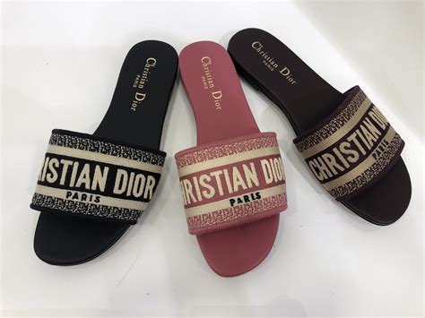 dior summer slippers|christian Dior slippers original.